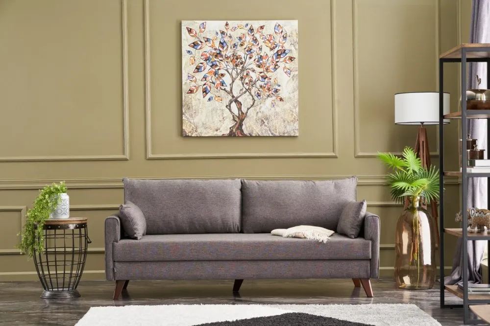 Sofa trosed Bella Sofa Bed Brown