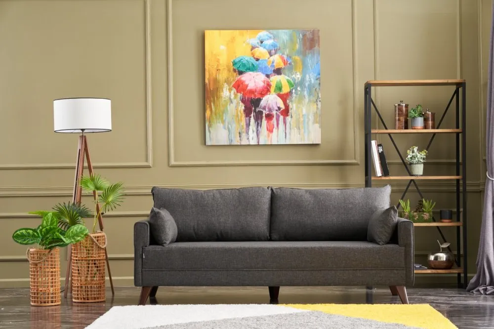 Sofa trosed Bella Sofa For 3 Pr Anthracite