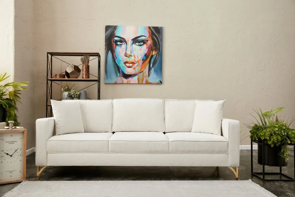 Sofa trosed Berlin Cream Gold