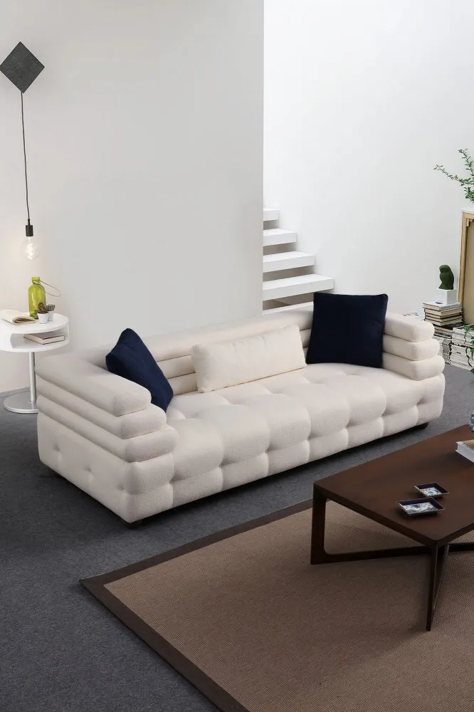 Sofa trosed Boston 3 White