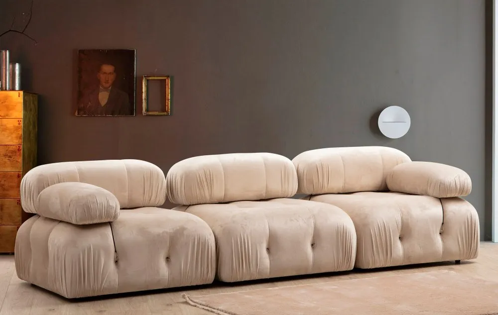 Sofa trosed Bubble 3 Seater ( L1 O1 1R) Velvet