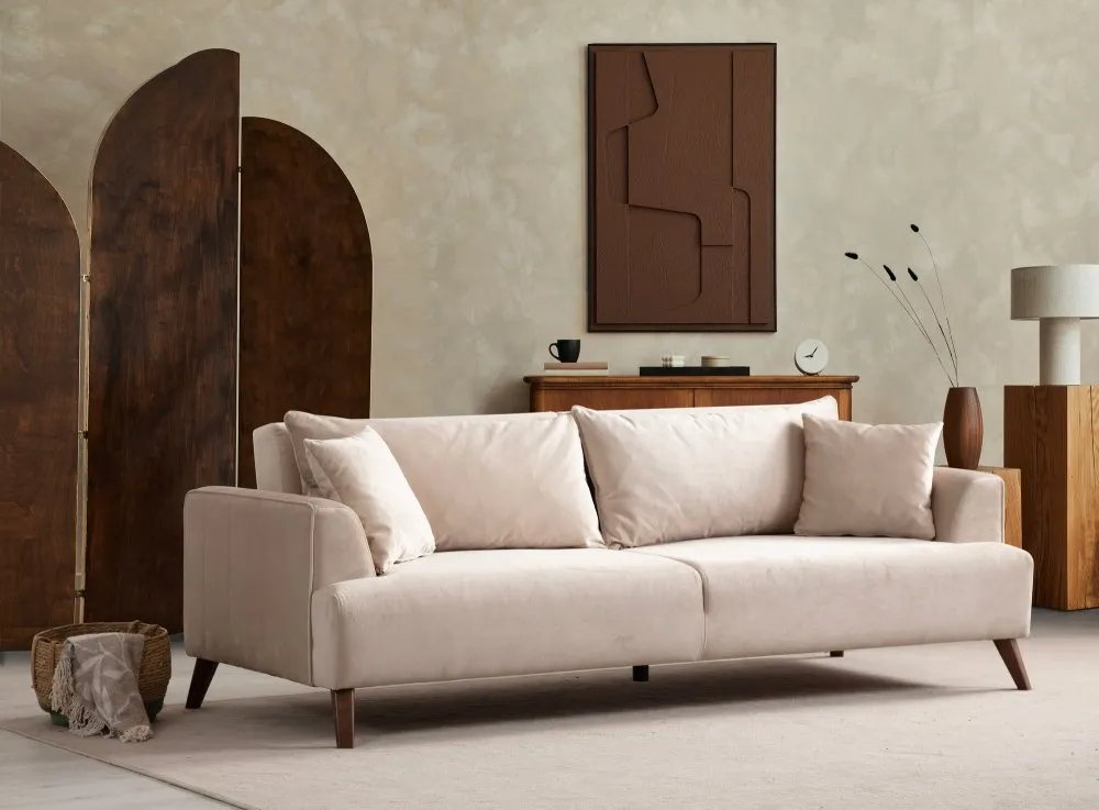 Sofa trosed Buhara 3 Seater Ecru