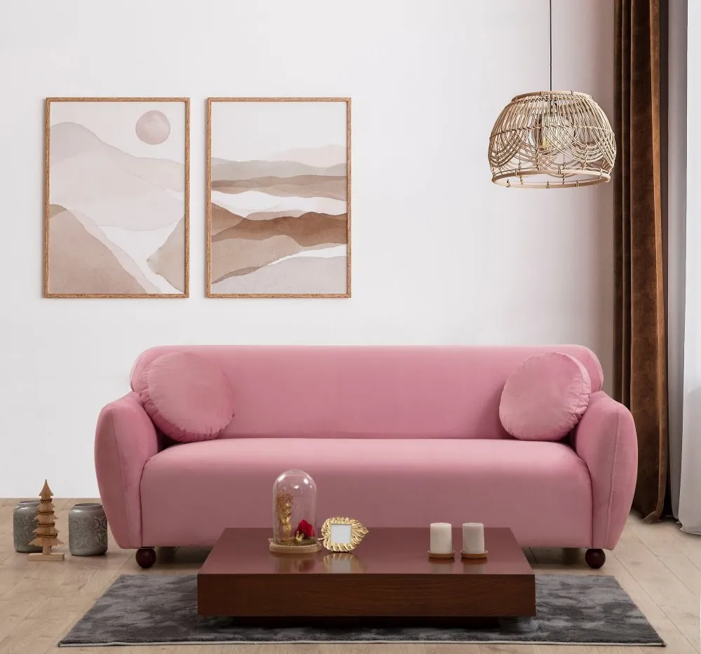 Sofa trosed Eddy Rose