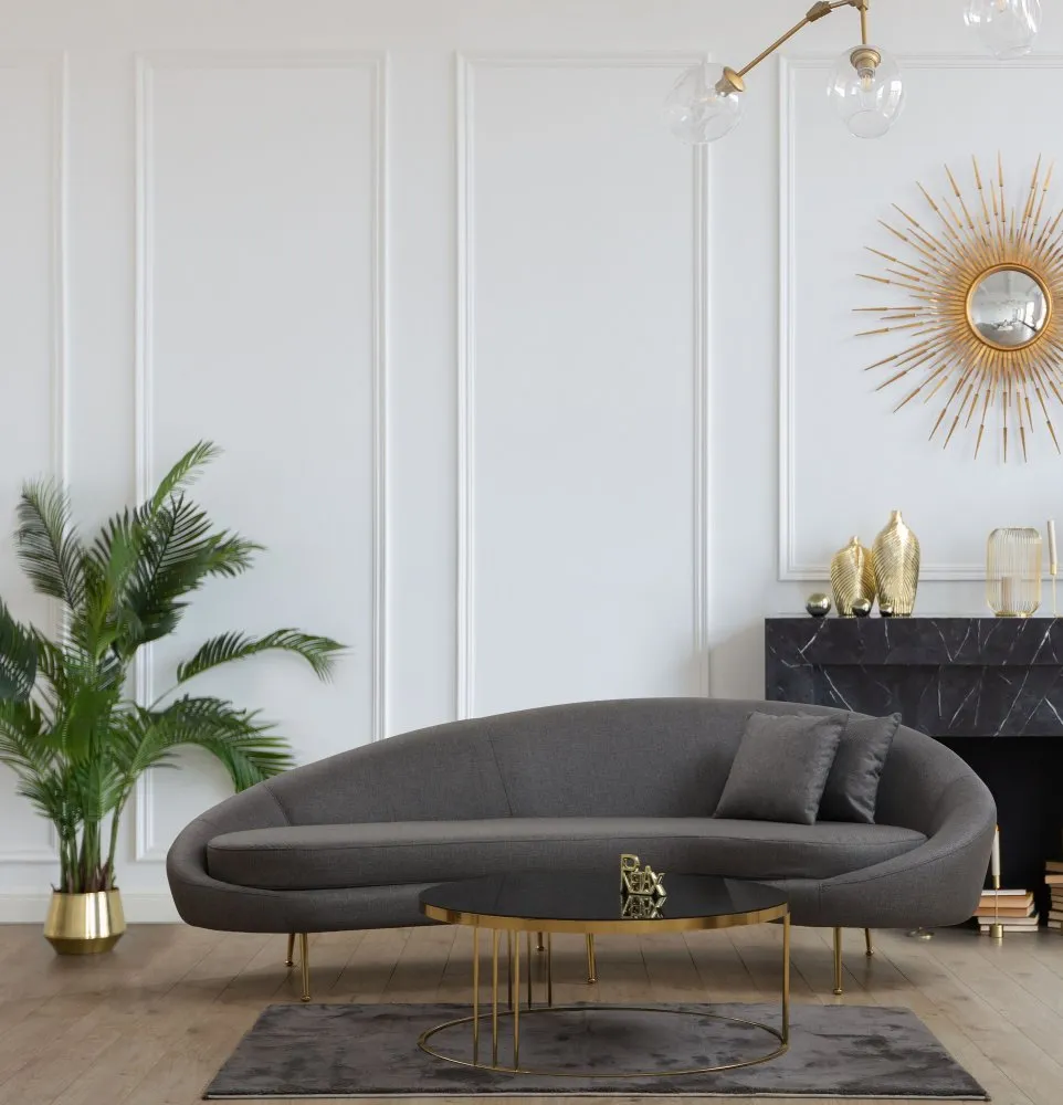 Sofa trosed Eses Dark Grey