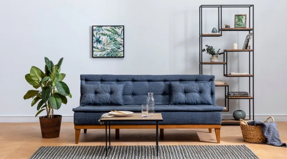 Sofa trosed Fuoco Dark Blue