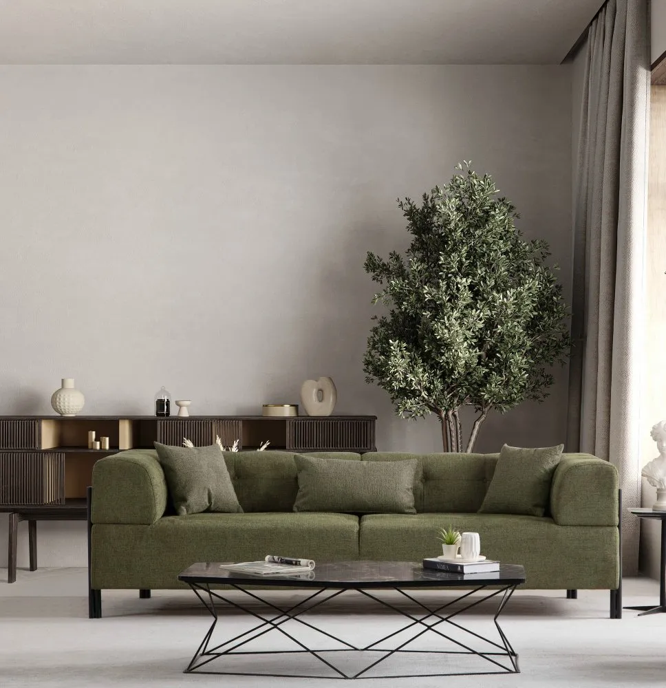 Sofa trosed Gio 3 Seater Green