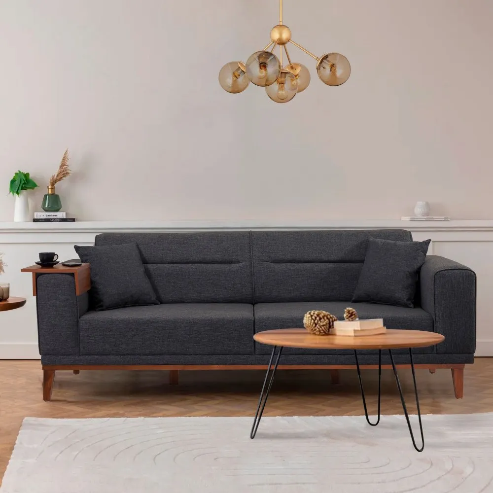 Sofa trosed Liones Anthracite