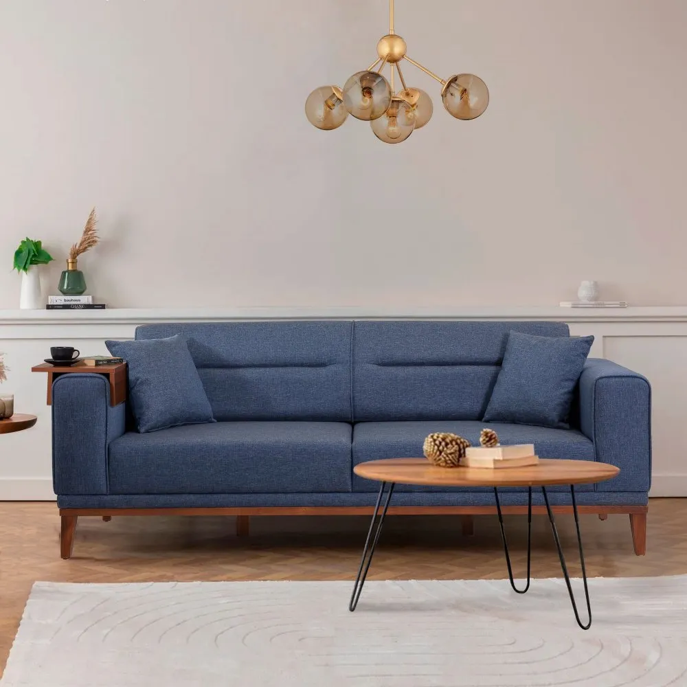 Sofa trosed Liones Dark Blue
