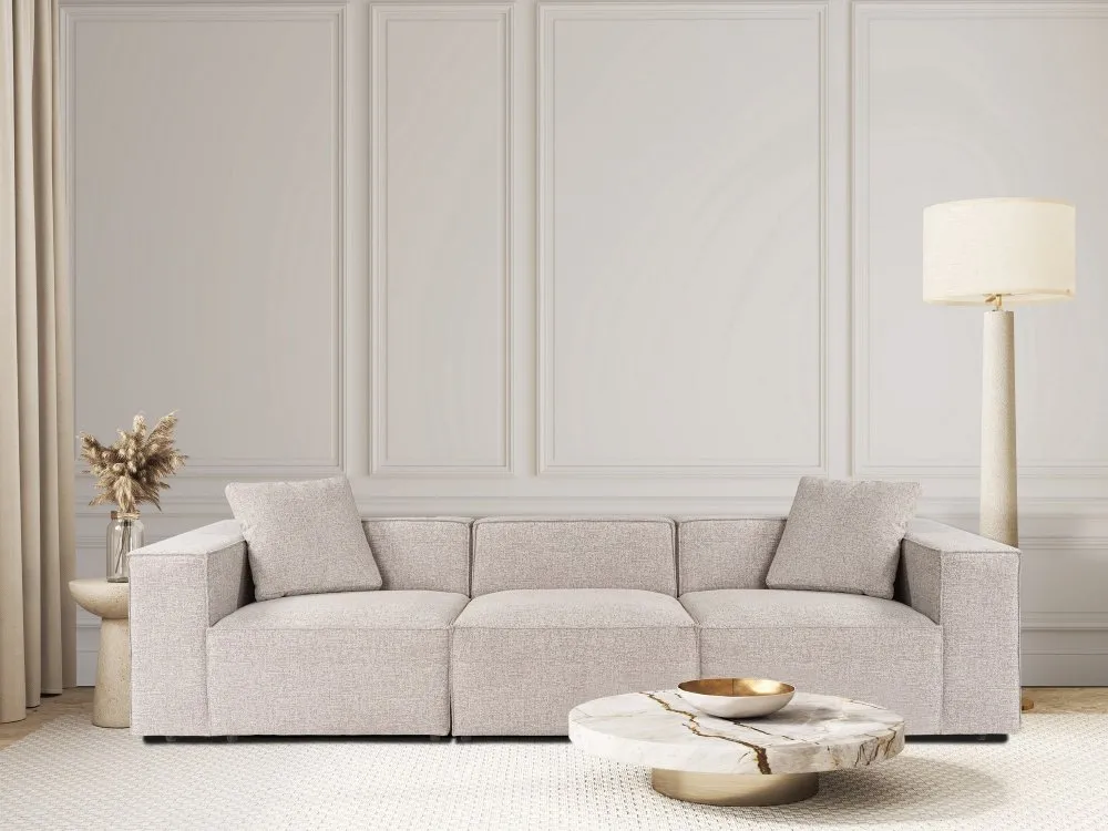 Sofa trosed Lora 3 Seater Mocha