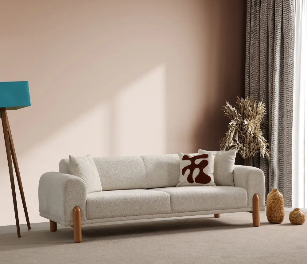 Sofa trosed Lyke 3 Seater Cream
