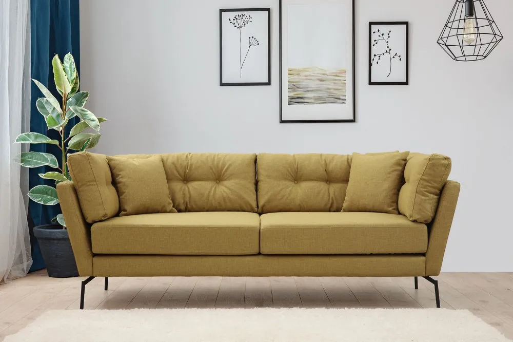 Sofa trosed Mapa Greenish Yellow
