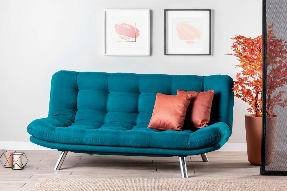 Sofa trosed Misa Sofabed Petrol Green