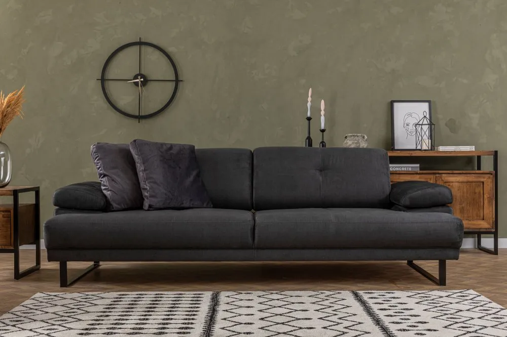 Sofa trosed Mustang Anthracite