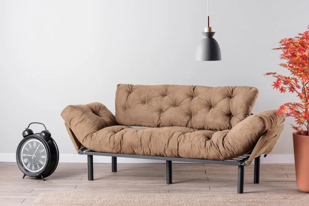 Sofa trosed Nitta Triple Light Brown