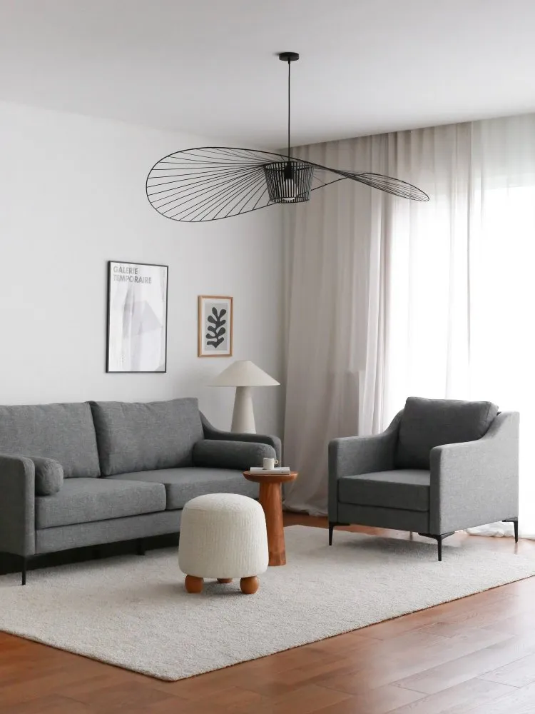 Sofa trosed Nordi 3 Seater Metal Grey