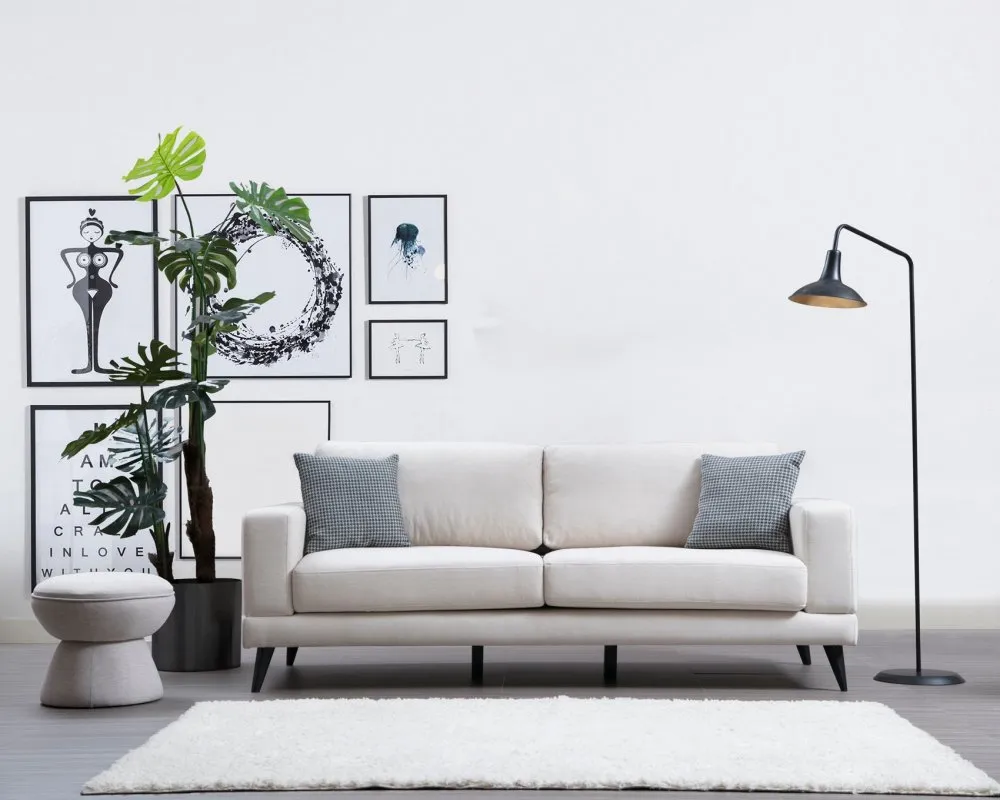Sofa trosed Nordic 3 Seater Beige