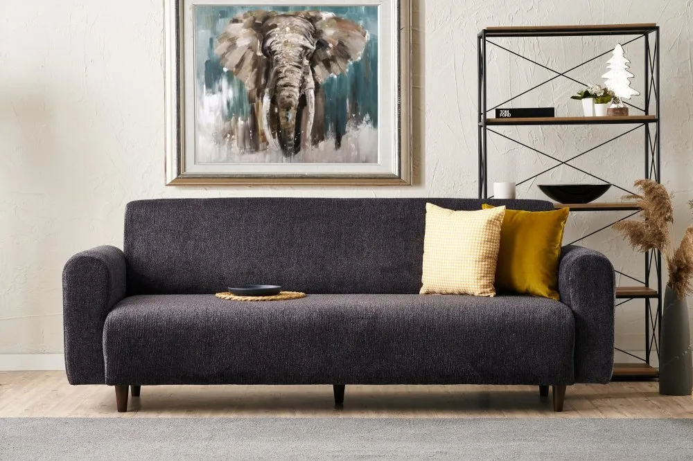 Sofa trosed Noya Chenille Anthracite