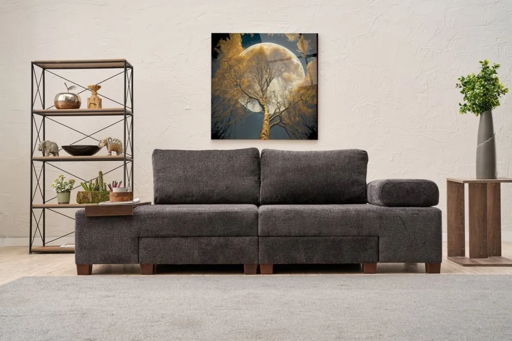 Sofa trosed Perenna Chenille Anthracite