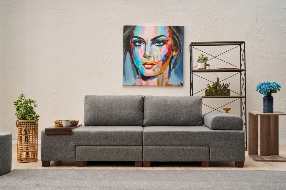 Sofa trosed Perenna Linen Grey