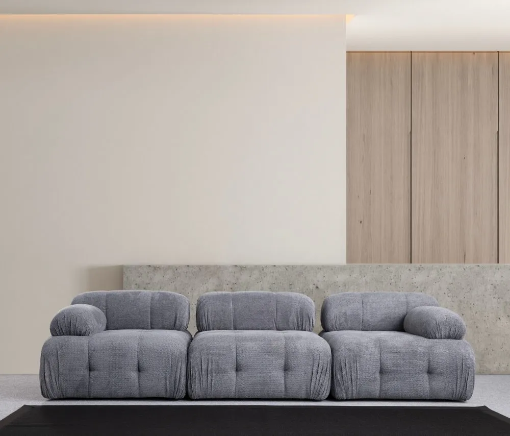 Sofa trosed Petite 3 Grey