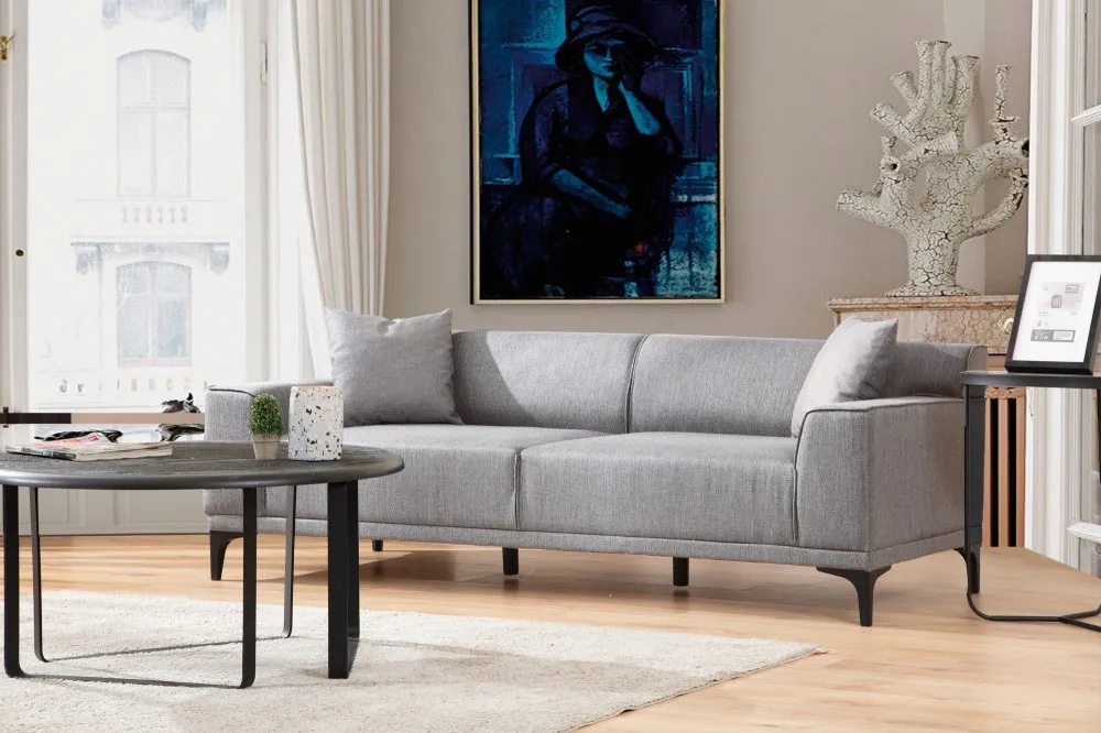 Sofa trosed Petra 3 Light Grey