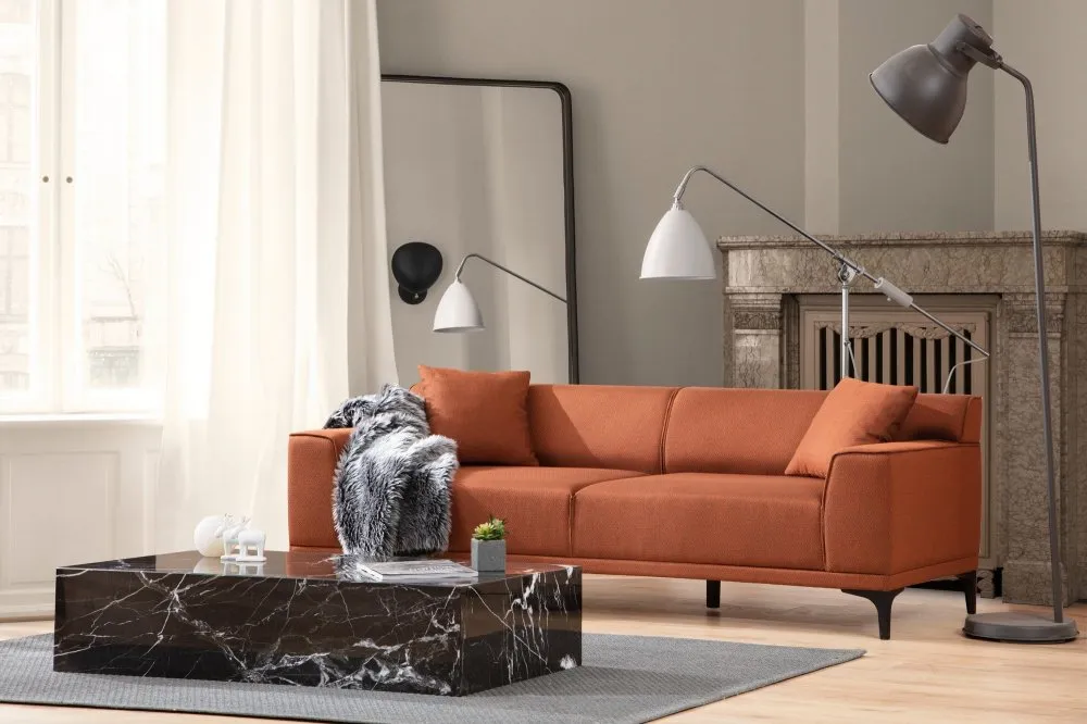 Sofa trosed Petra 3 Orange