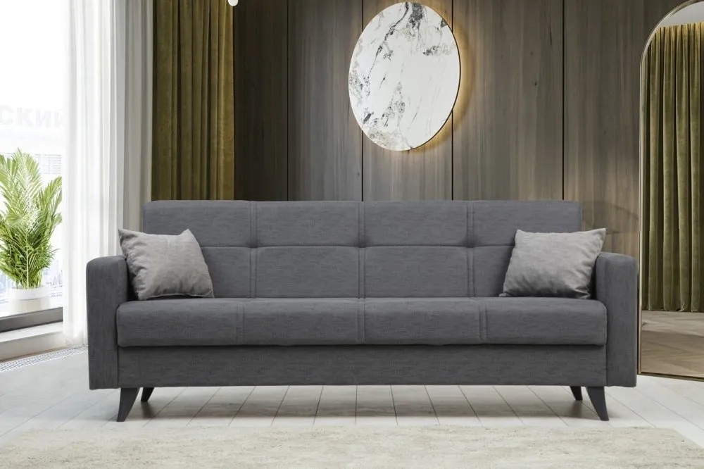 Sofa trosed Polya Dark Grey