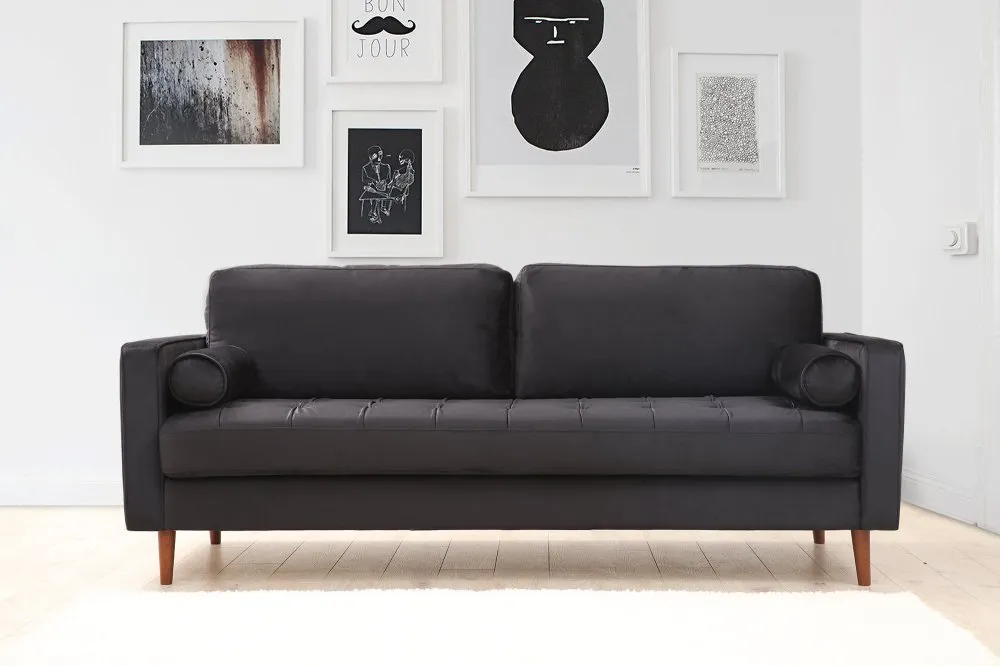 Sofa trosed Rome Black