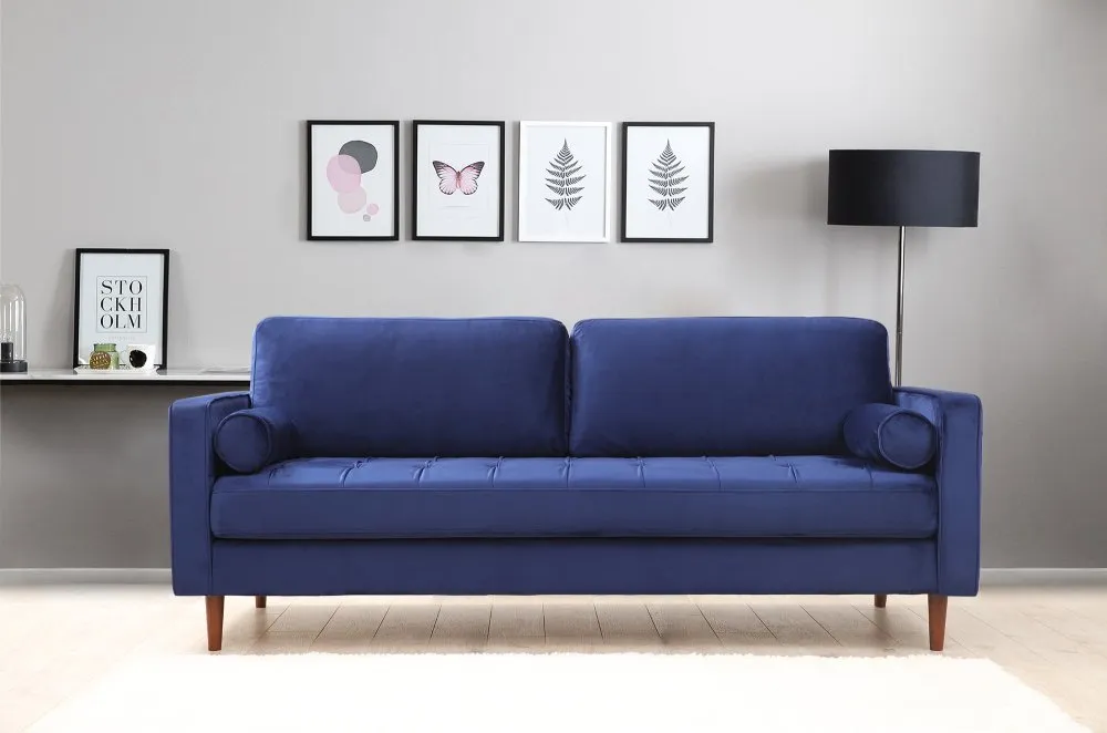 Sofa trosed Rome Navy Blue