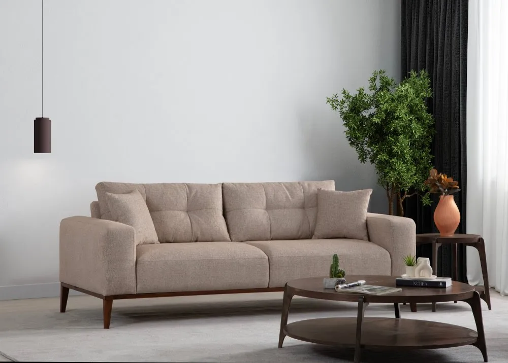Sofa trosed Sinor 3 Seater Beige