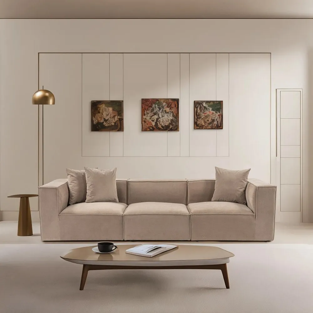 Sofa trosed Sora 3 Cappucino