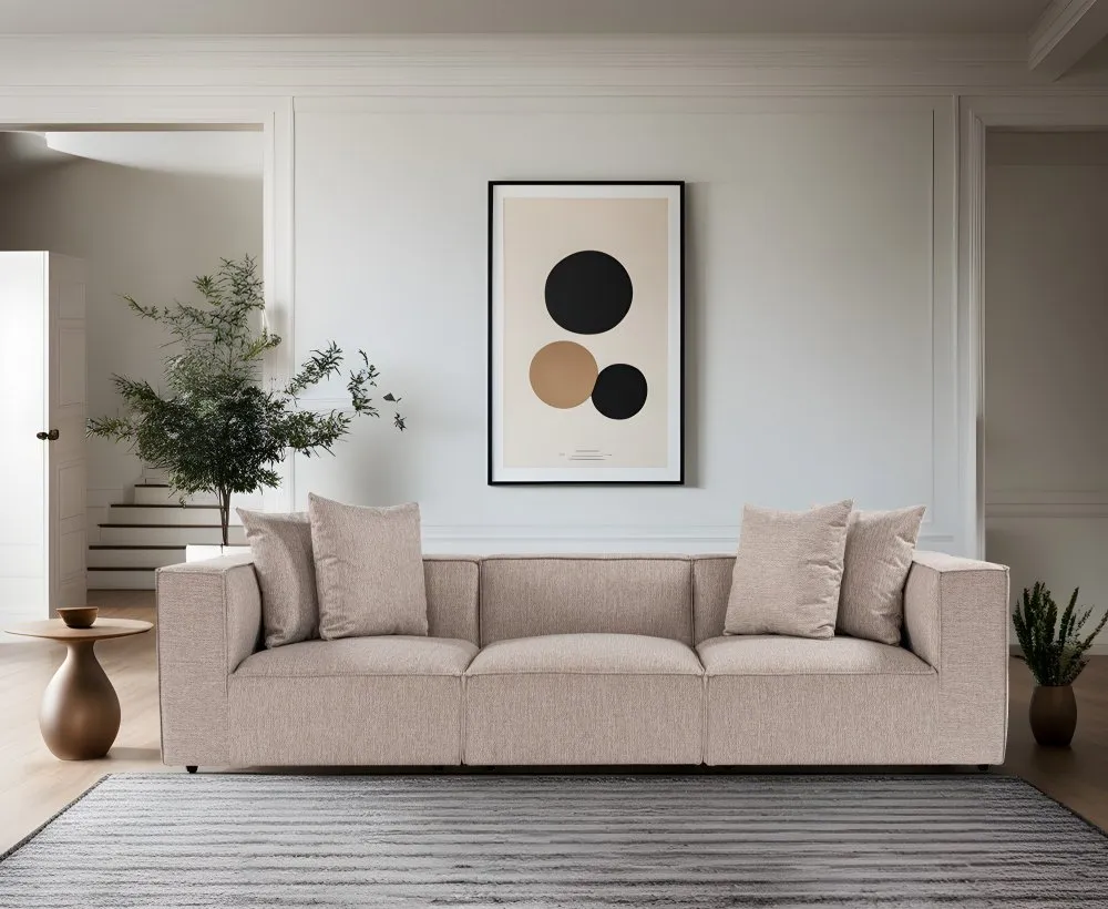Sofa trosed Sora 3 Sand Beige