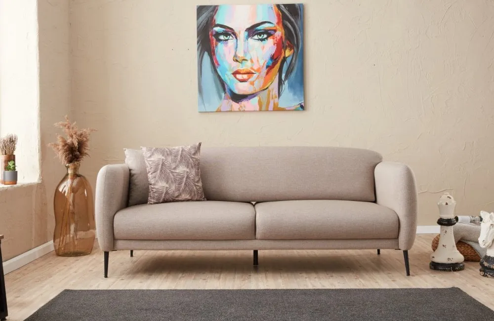Sofa trosed Venus 3 Seat Cream