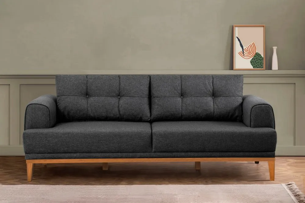 Sofa trosed Vina 3 Anthracite Atlantic Pine
