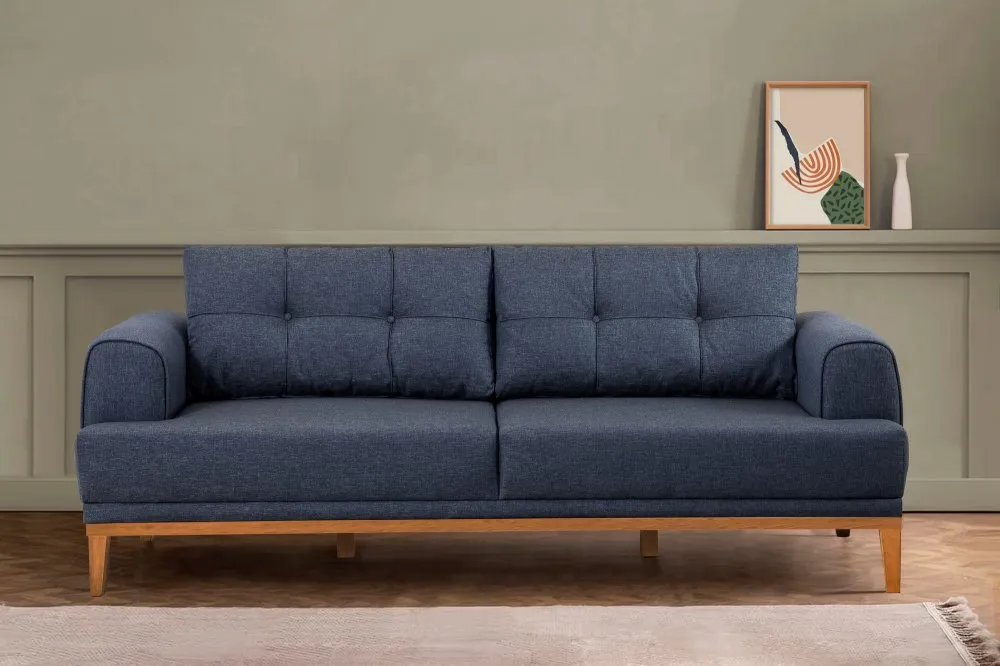 Sofa trosed Vina 3 Dark Blue Atlantic Pine