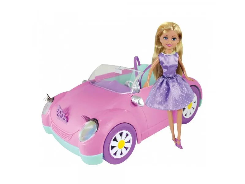 SPARKLE GIRLZ PINK AUTOMOBIL I LUTKA SET