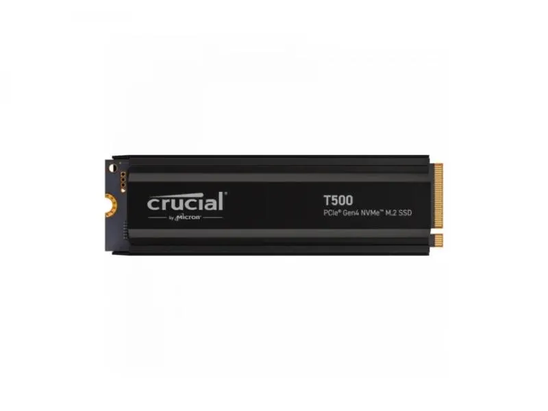 T500 2TB PCIe Gen4 NVMe M.2 SSD with heatsink