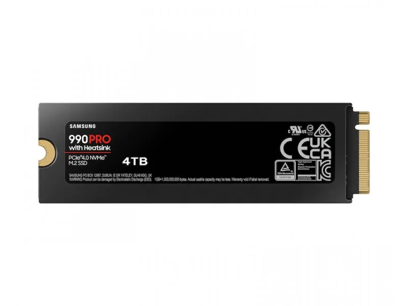 4TB M.2 NVMe MZ-V9P4T0CW 990 Pro Series Heatsink SSD