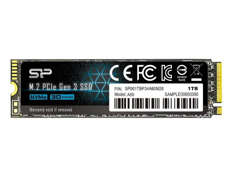 SSD M.2 NVMe 1TB A60 Gen.3 SP001TBP34A60M28