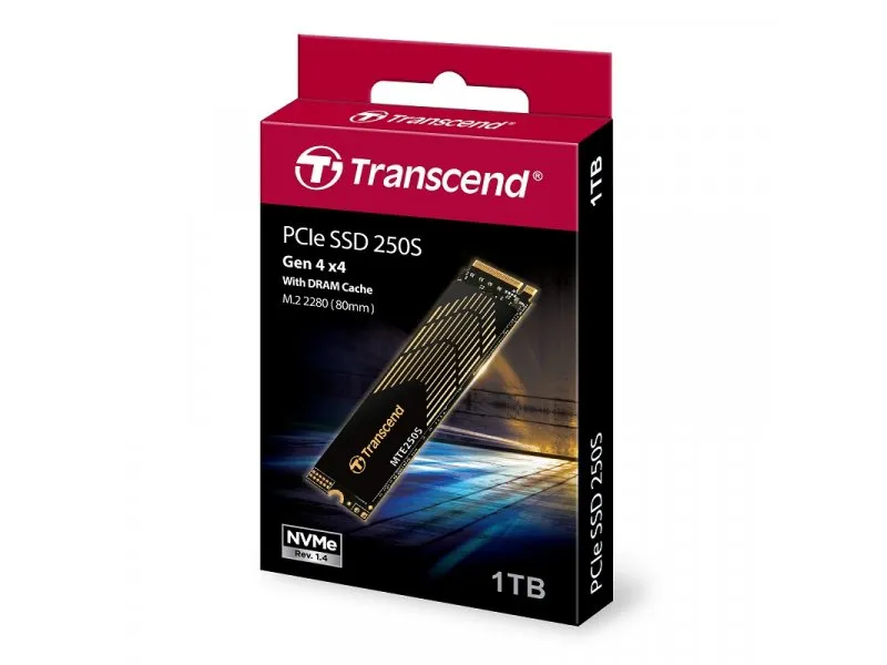 1TB M.2 2280 PCIe Gen4x4 NVMe SSD TS1TMTE250S