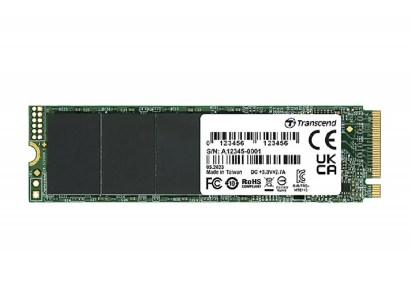 M.2 1TB NVMe, 2280 PCIe 3.0 SSD TS1TMTE115S