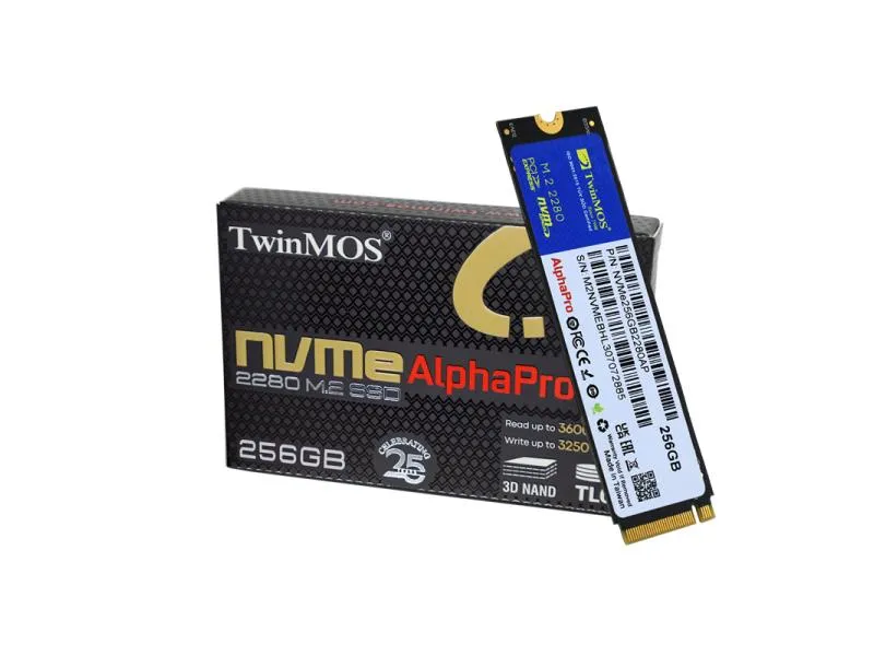 256GB AlphaPro M.2 NVMe 256GB2280AP SSD disk