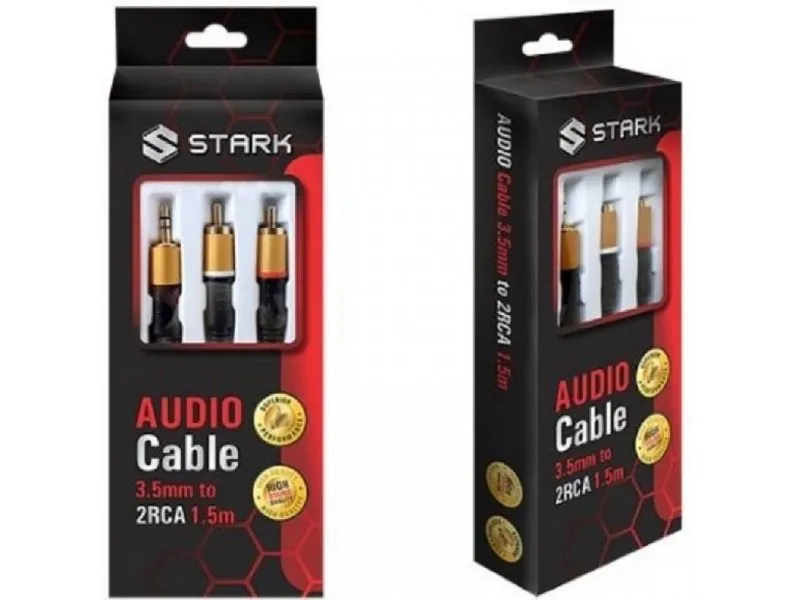 kabl audio3.5mm na 2RCA M-M(High sound quality)1.5m
