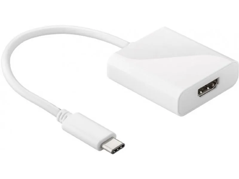 Adapter Type C na HDMI beli M/F (31621)
