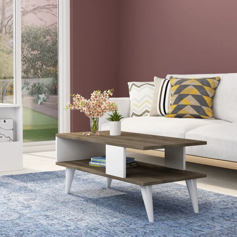 Sto za dnevnu sobu Ayca Walnut White