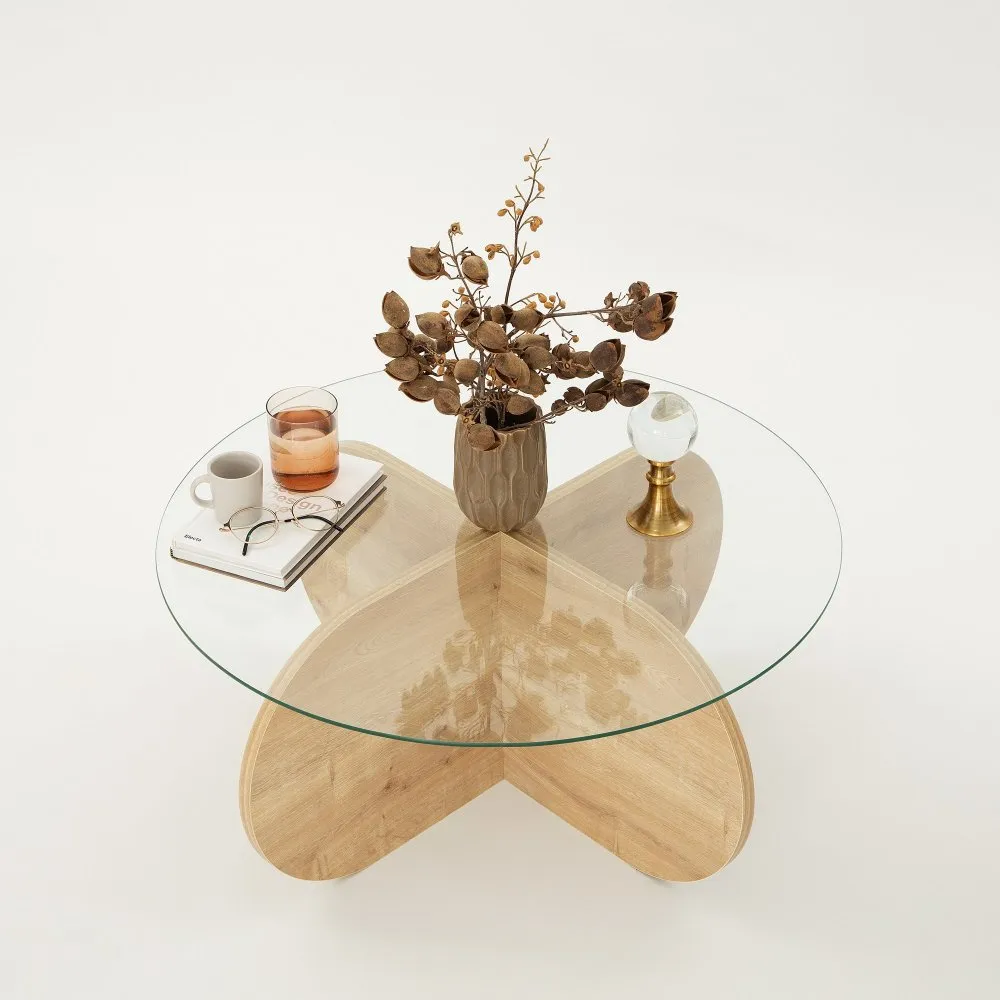Sto za dnevnu sobu Bubble Sapphire Oak