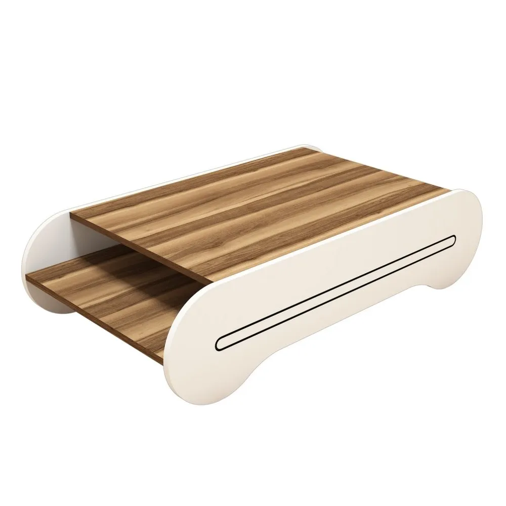 Sto za dnevnu sobu Cool Walnut White