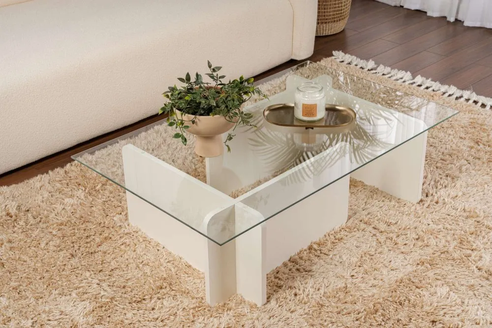 Sto za dnevnu sobu Flavio Wooden White