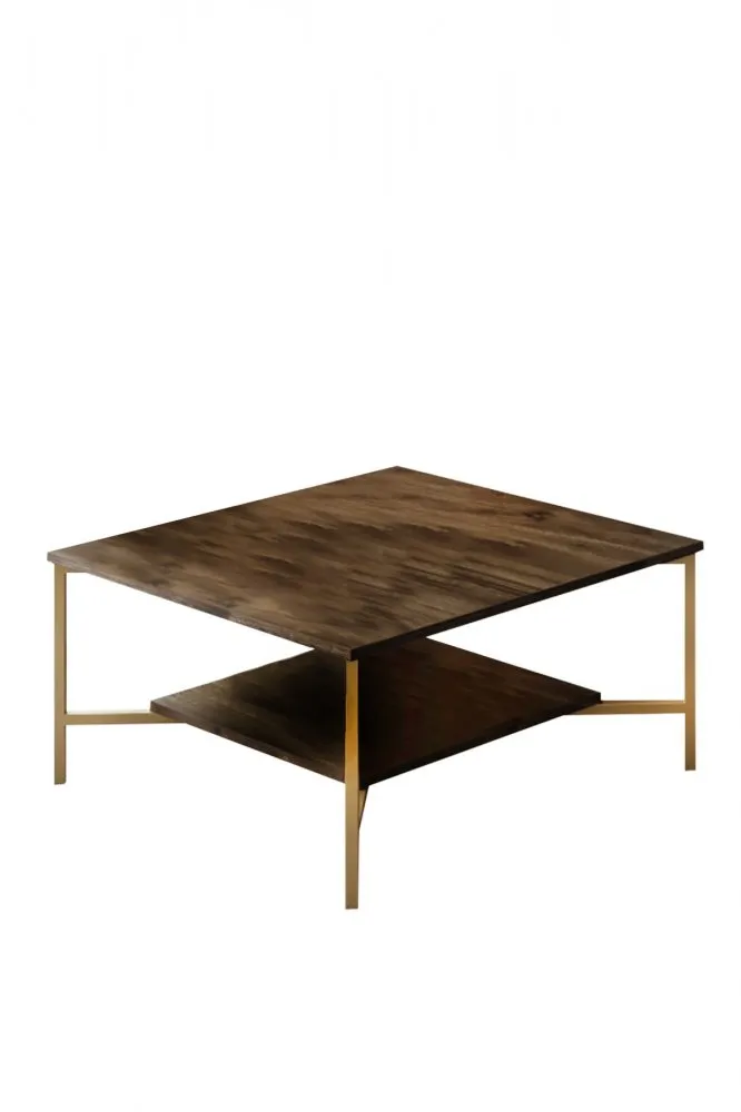 Sto za dnevnu sobu Gold Line Walnut Black