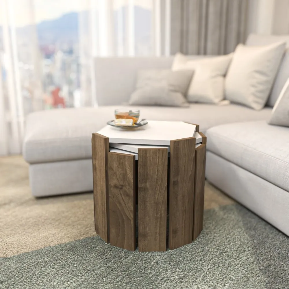 Sto za dnevnu sobu Lori White Walnut